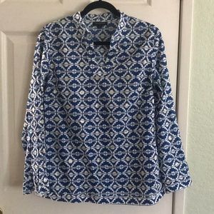 Banana Republic 100% Cotton Tunic Shirt